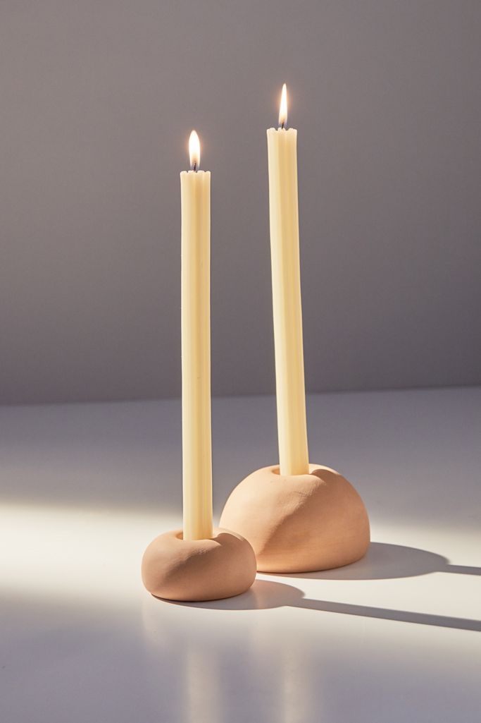 Shaped Taper Candle Set Of 2 Urban Outfitters Canada