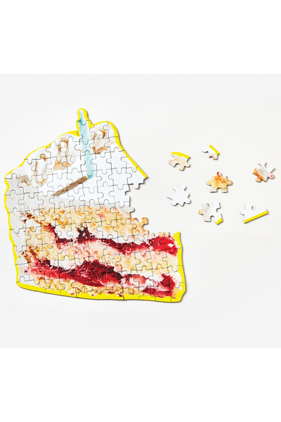 Areaware Little Puzzle Thing: Papaya – Mini-Puzzle, über 70 Teile, Aus Spanplatte, Für Kinder Ab 6 Jahren