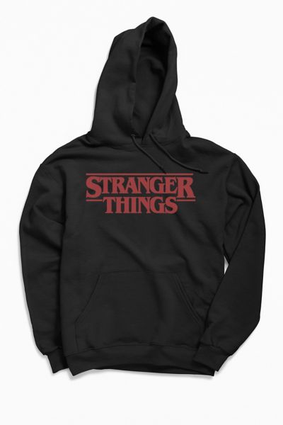 stranger things logo hoodie