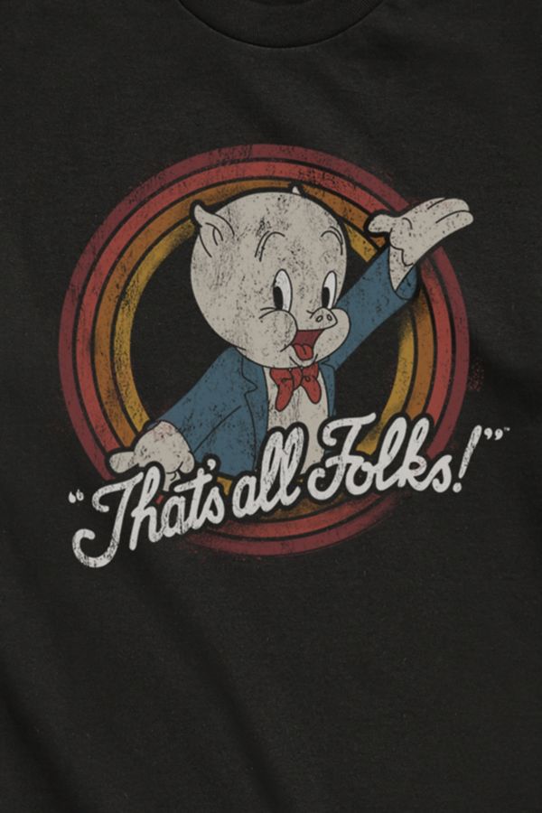 Porky Pig That's All Folks Tee | Urban Outfitters Canada