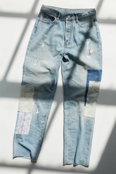 bdg floral jeans
