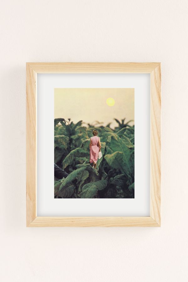 Slide View: 2: Sarah Eisenlohr Walking Into Leaves Art Print