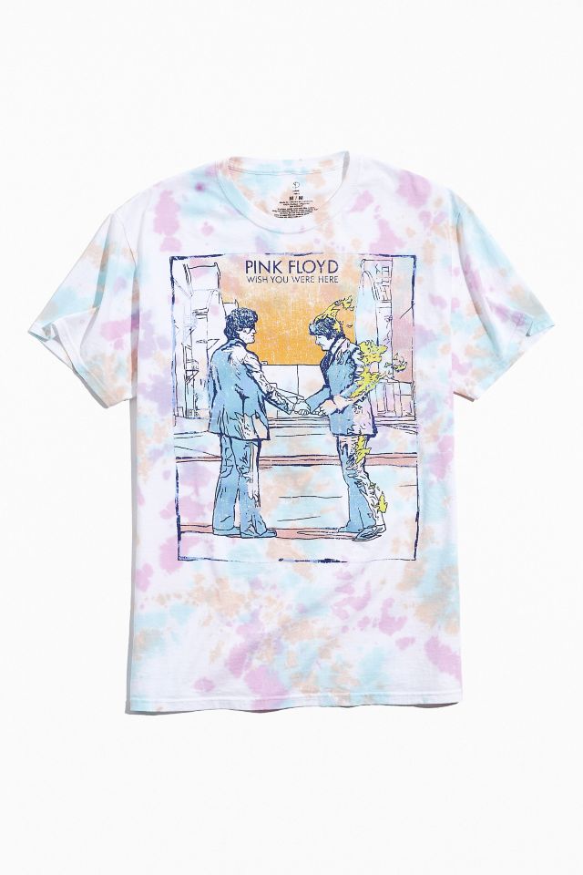Pink Floyd Wish You Were Here Tie Dye Tee Urban Outfitters