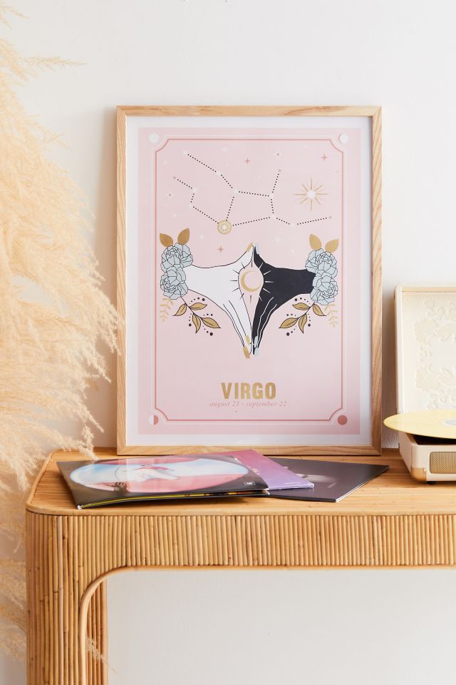 Emanuela Carratoni Zodiac Series Virgo Art Print | Urban Outfitters