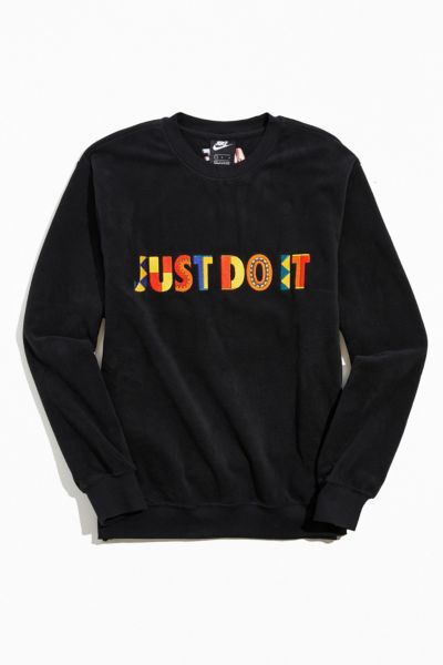 nike crew neck hoodie