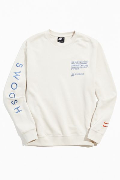 nike sportswear swoosh crewneck