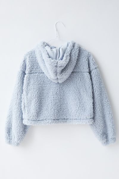 teddy hoodie urban outfitters