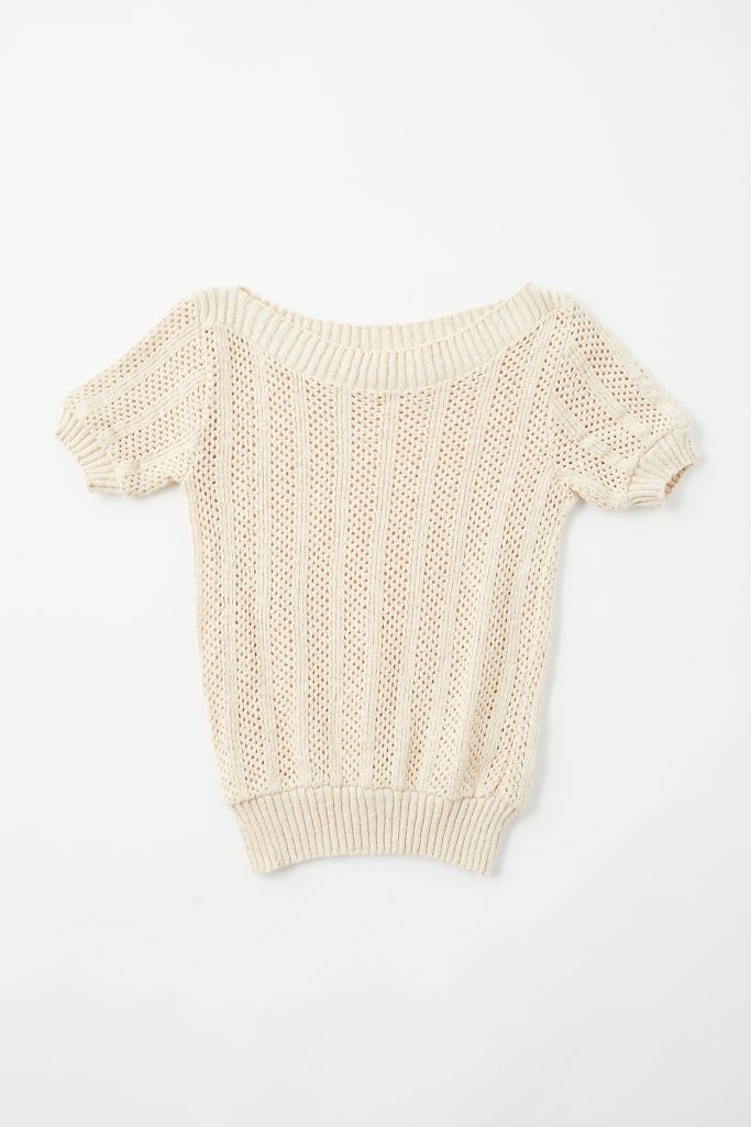 Vintage Knit Sweater Top Urban Outfitters