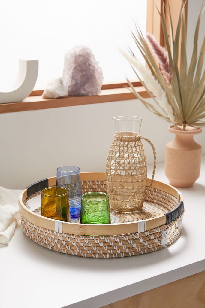 Seagrass Serving Tray Urban Outfitters