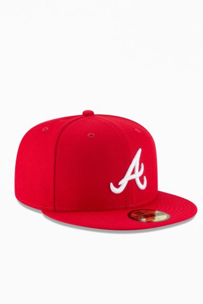 braves fitted baseball cap