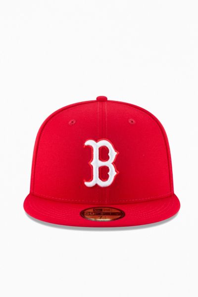 red sox fitted hats