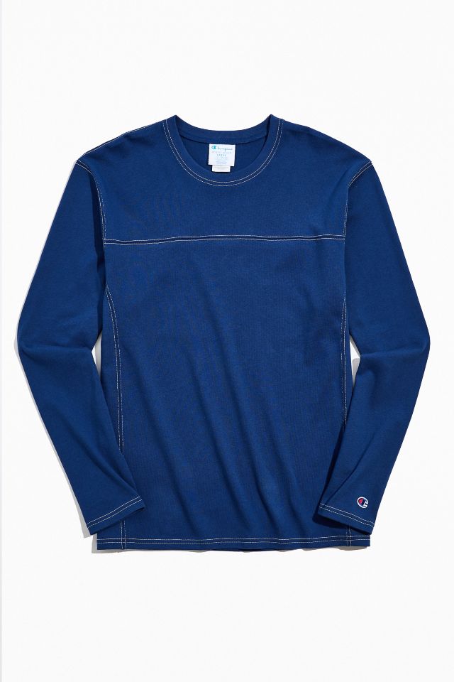 Champion UO Exclusive Long Sleeve Football Tee | Urban Outfitters