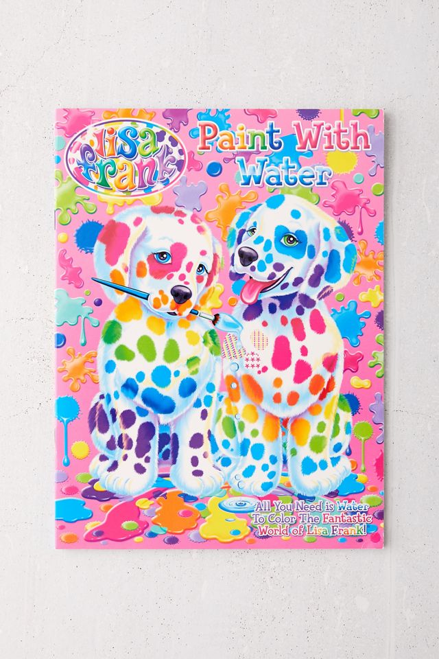 Lisa Frank Paint With Water Activity Book | Urban Outfitters