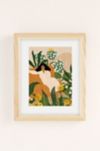 Alja Horvat UO Exclusive Surrounded By Plants Art Print | Urban Outfitters