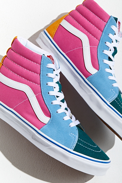 vans color block sneakers