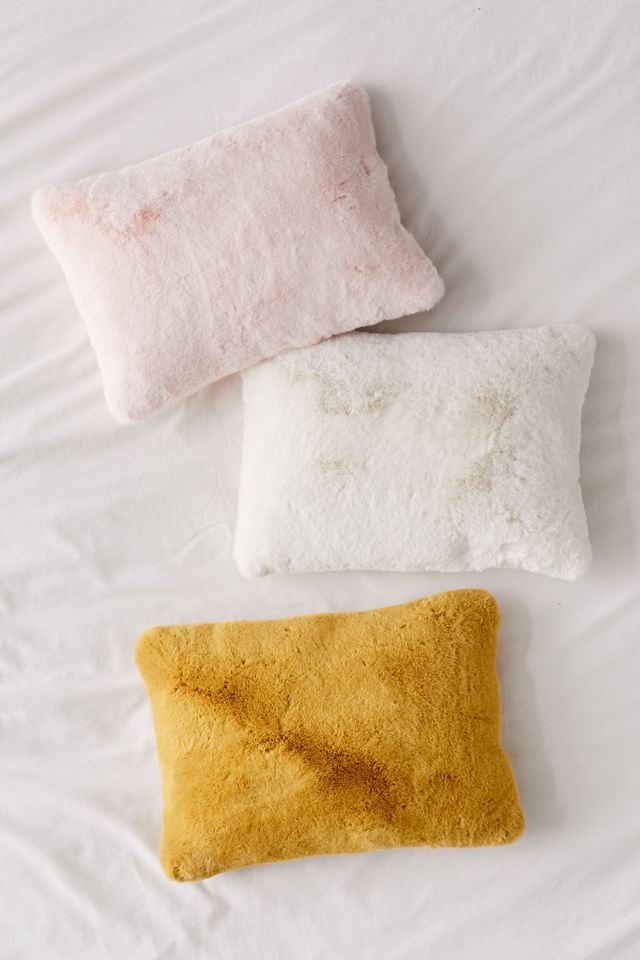 Imogen Faux Fur Bolster Pillow Urban Outfitters