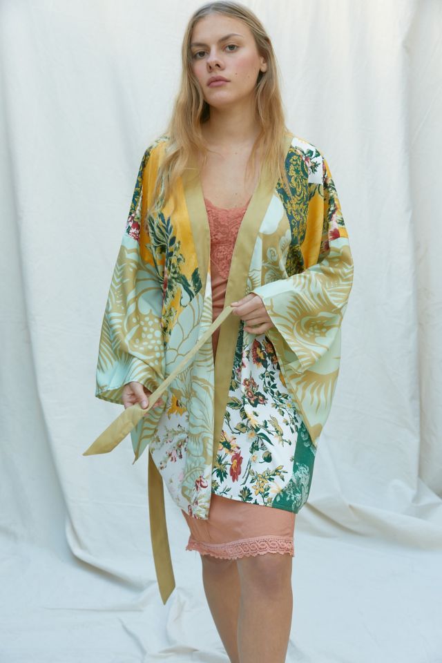Willow Patchwork Robe | Urban Outfitters Canada