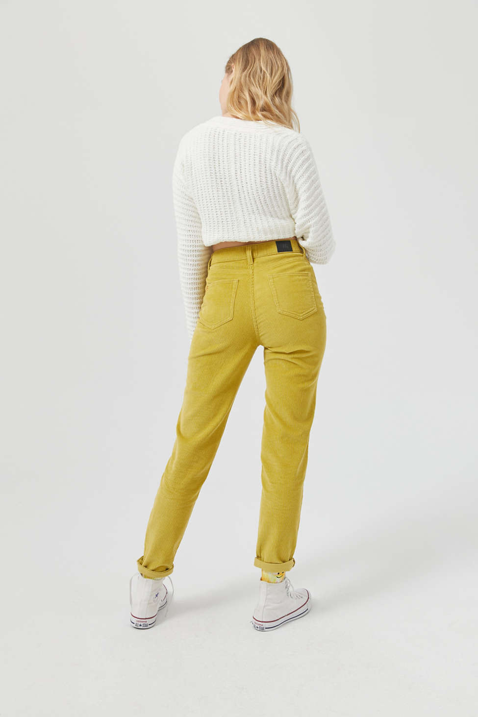 BDG Color Corduroy High-Waisted Mom Pant | Urban Outfitters
