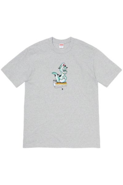 supreme dinosaur tee black