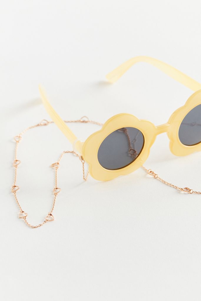 Heart Sunglasses Chain Urban Outfitters