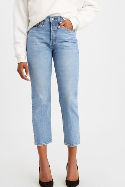 levi's blue wedgie straight jeans