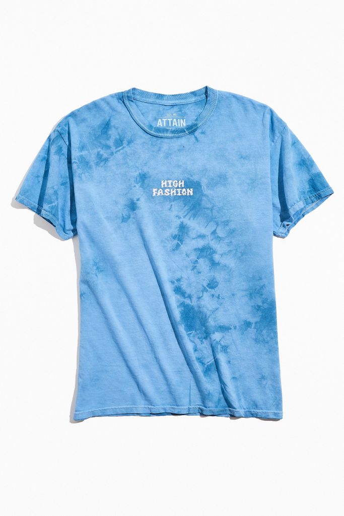 High Fashion Embroidered Cloud Wash Tee | Urban Outfitters