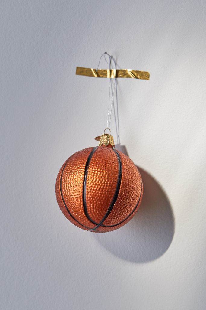 Sparkly Basketball Christmas Ornament Urban Outfitters
