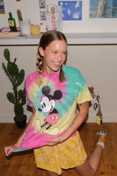 tie dye mickey mouse shirt