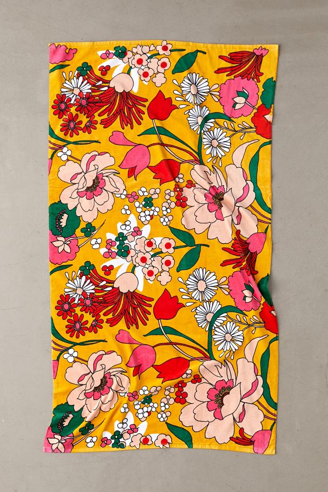 ban.do Beach, Please! Superbloom Beach Towel Urban Outfitters