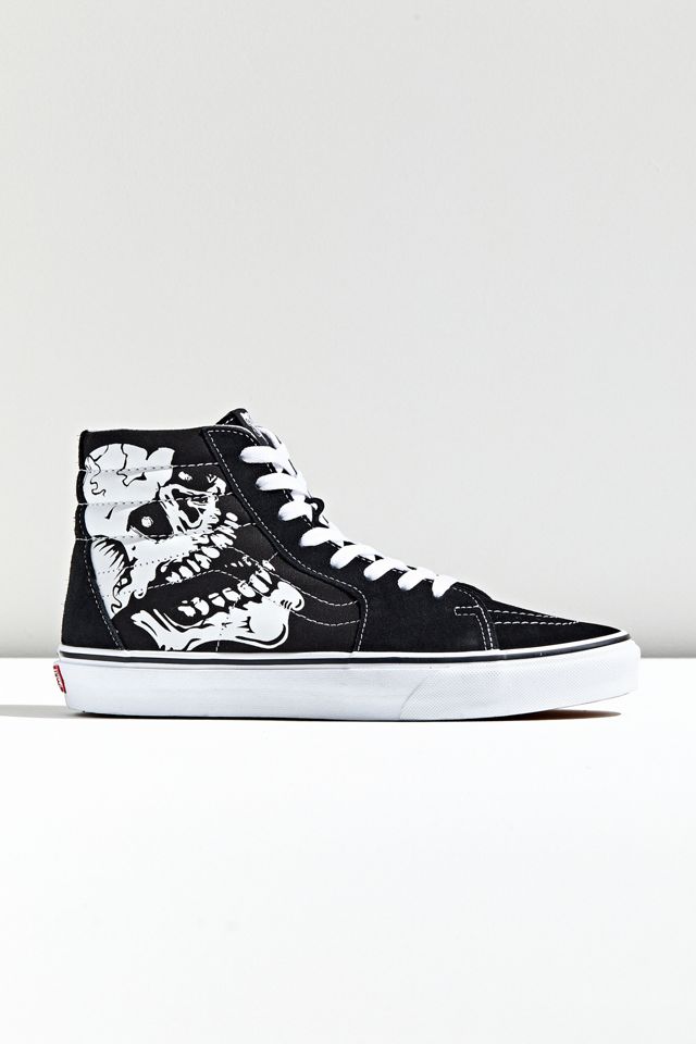 Vans Sk8-Hi Glow-In-The Dark Skulls Sneaker | Urban Outfitters