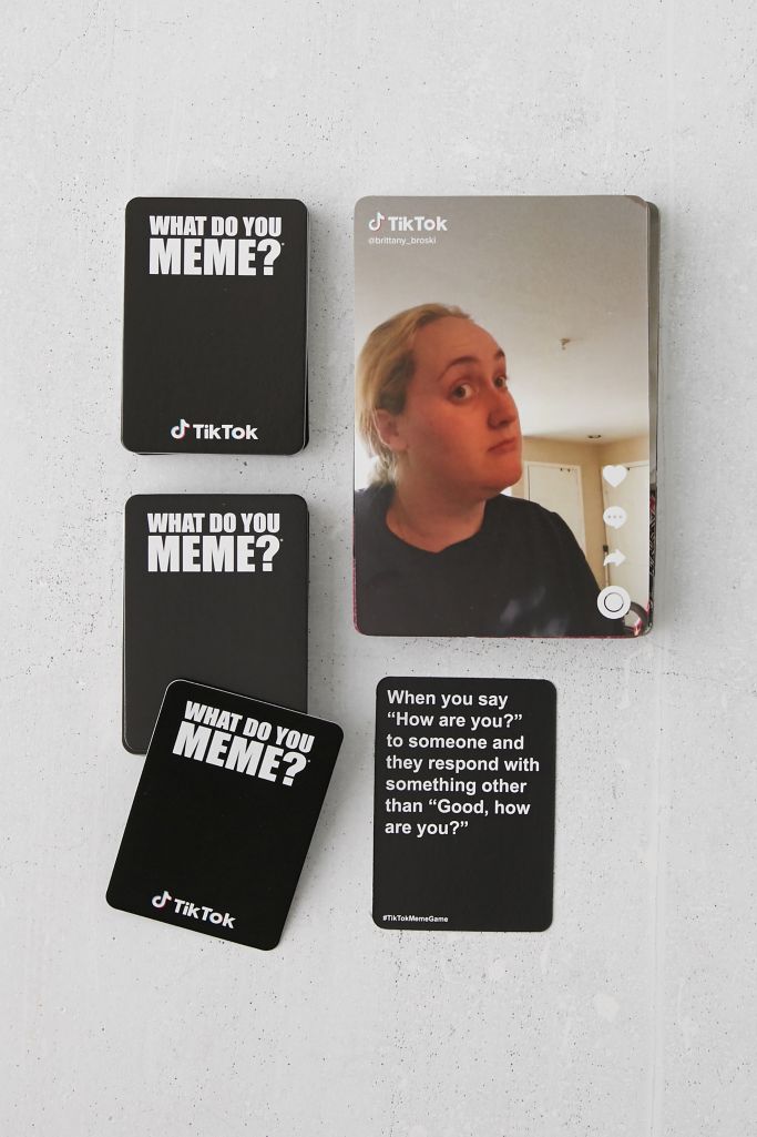 What Do You Meme Tiktok Edition Card Game Urban Outfitters