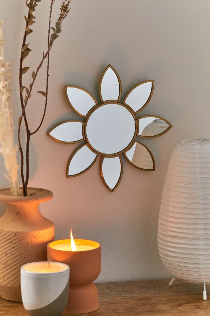 Flower Shaped Wall Mirror | Urban Outfitters