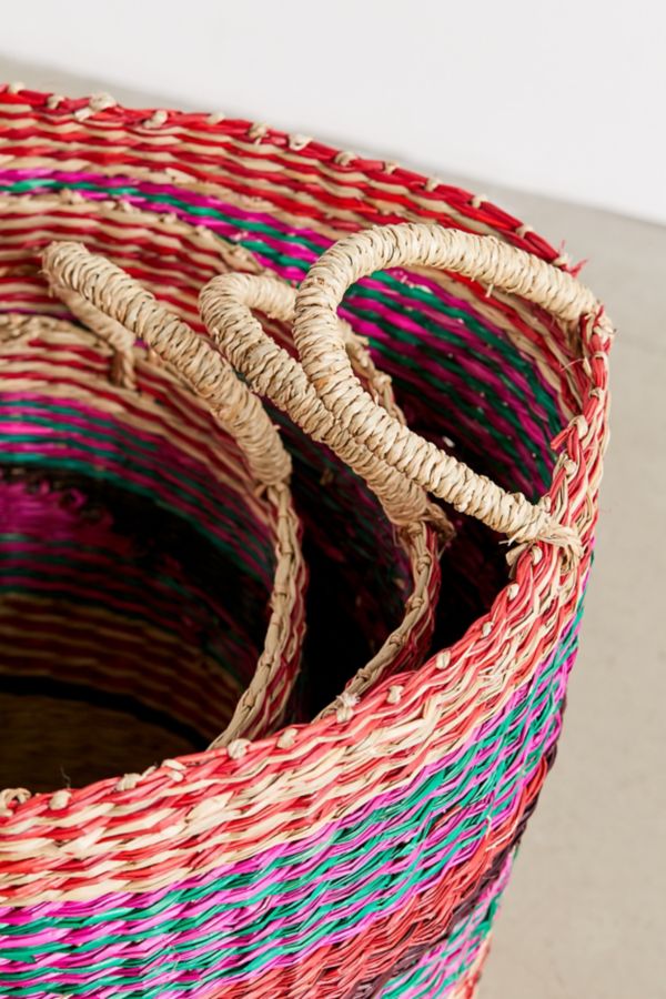 Slide View: 4: Alione Woven Nesting Basket Set