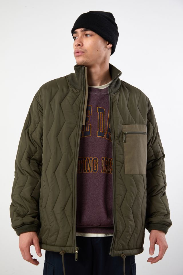BDG Quilted Mock Neck Jacket Urban Outfitters Canada