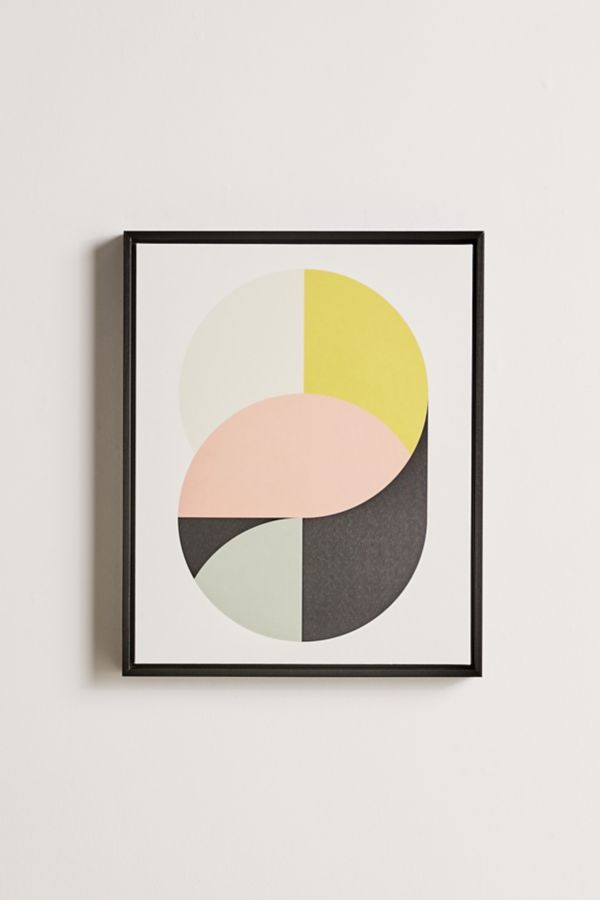 Slide View: 2: Metron Minimal Geometry No 1 Canvas Art Print