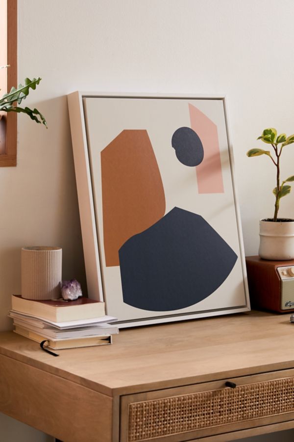 Slide View: 1: mpgmb Shape Study 1 Lola Collection Canvas Art Print