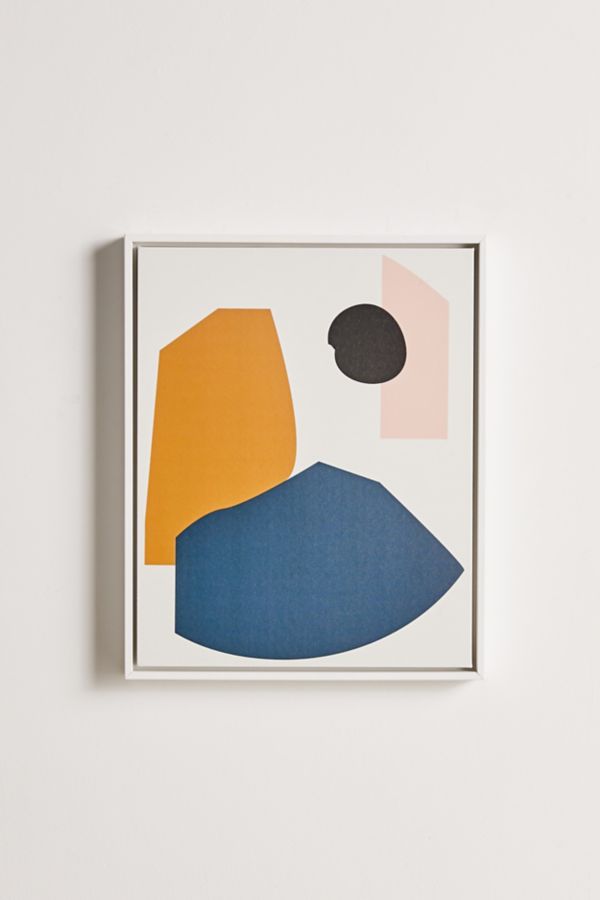 Slide View: 2: mpgmb Shape Study 1 Lola Collection Canvas Art Print