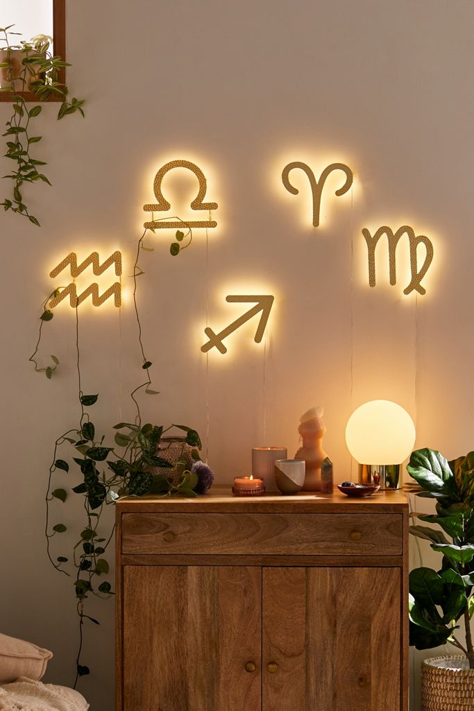 Urban Outfitters Zodiac Glow LED Sign