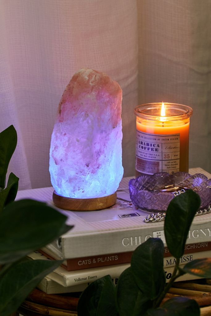 Brookstone Color Changing Salt Lamp | Urban Outfitters Canada