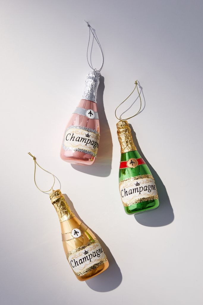Champagne Christmas Ornament  Urban Outfitters