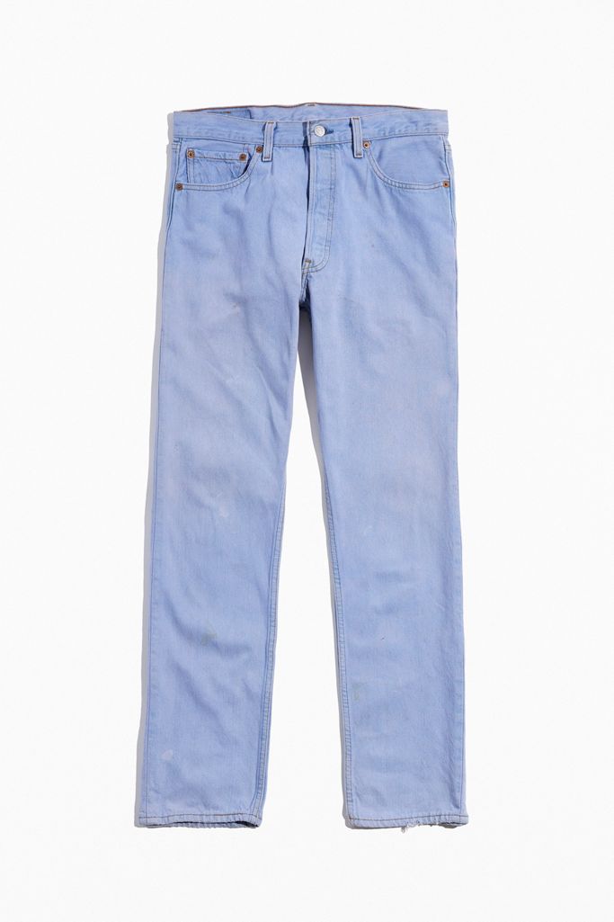 Vintage Levi’s 501 Overdyed Light Blue Jean Urban Outfitters