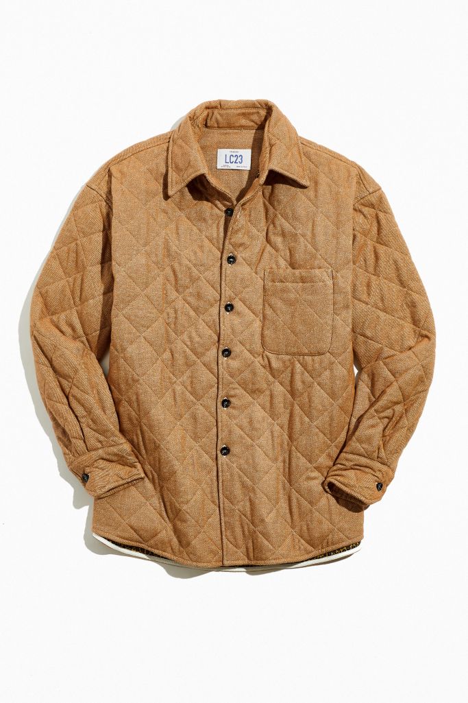 LC23 Quilted Shirt Jacket Urban Outfitters