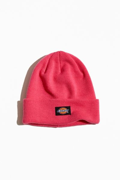 dickies pink beanie