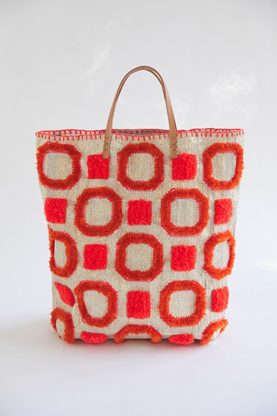 geometric tote