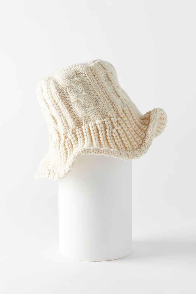 CableKnit Bucket Hat Urban Outfitters