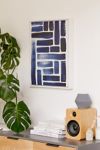 Thumbnail View 1: Pauline Stanley Blue Strokes Pattern Canvas Art Print