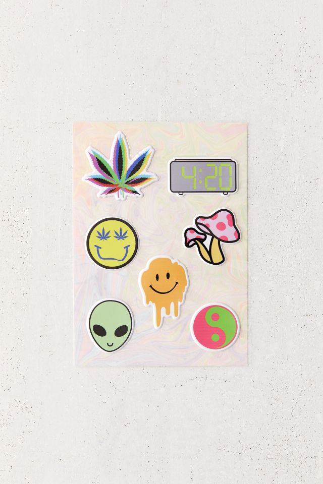 Psychedelic Sticker Set | Urban Outfitters