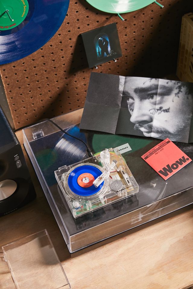 Crosley X Record Store Day Uo Exclusive Mini Record Player And Post Malone 3 Lp Bundle Urban Outfitters