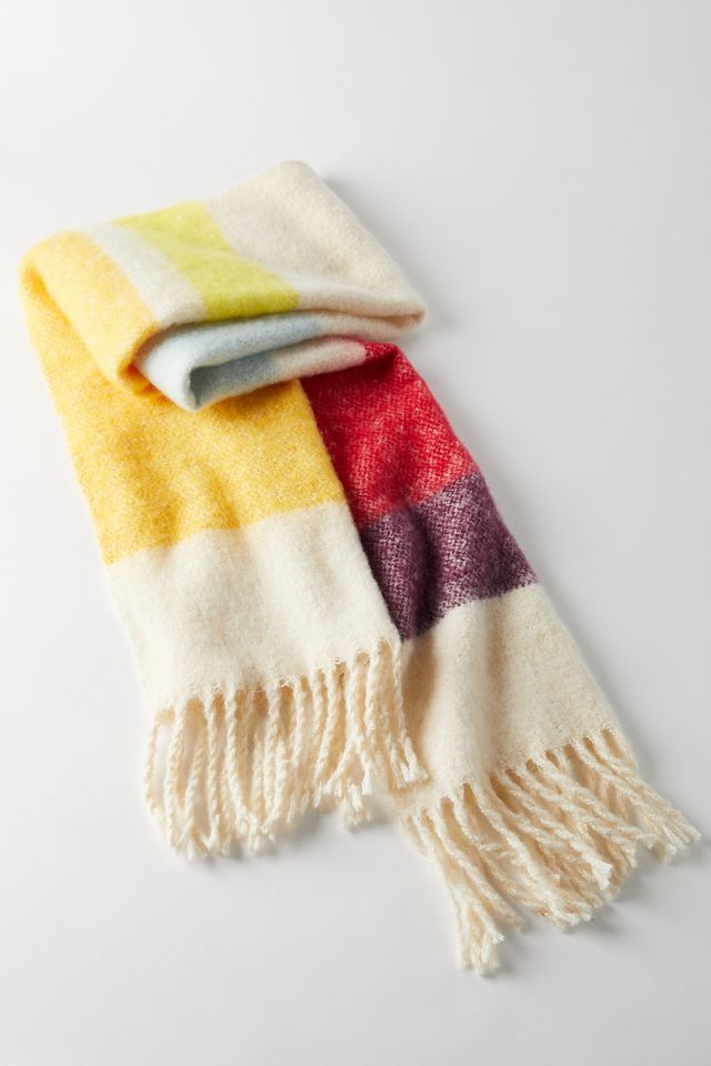 Striped Woven Scarf Urban Outfitters