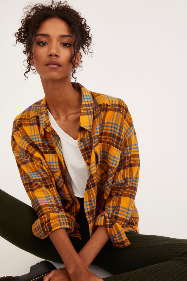BDG Rayne Flannel Plaid Button-Down Shirt | Urban Outfitters Canada